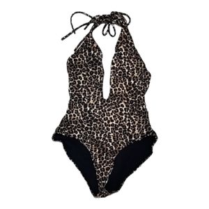 Asos cheetah print baiting suit size 12